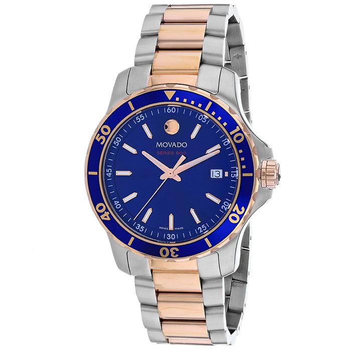 Movado Men's Series 800 Blue Dial Watch - 2600149