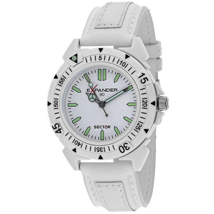 Sector Men's Expander White Dial Watch - 3251197045