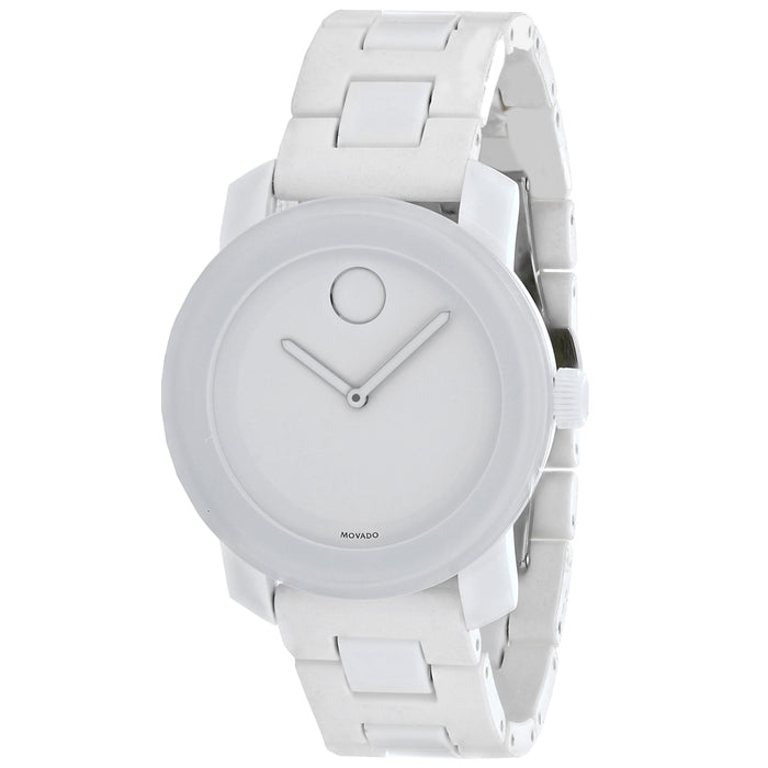 Movado Men's Bold White Dial Watch - 3600055