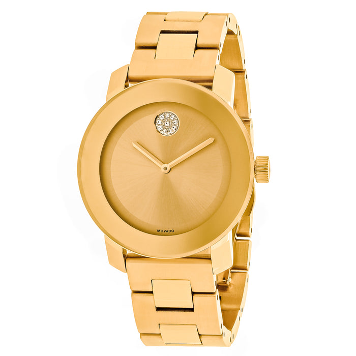 Movado Women's Bold Gold Dial Watch - 3600104