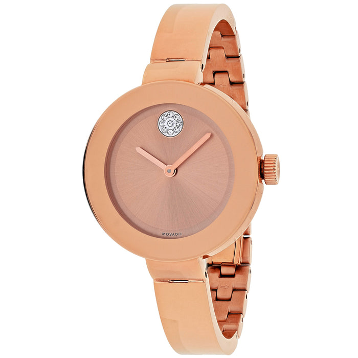 Movado Men's Bold Rose Gold Dial Watch - 3600202