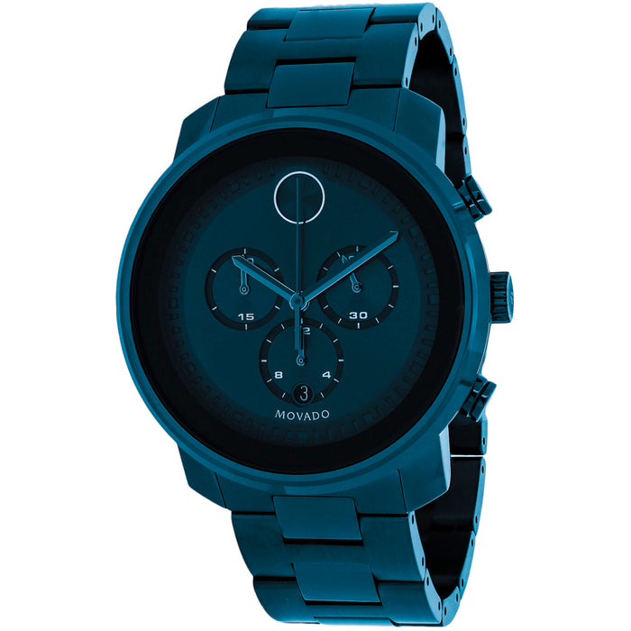 Movado Men's Navy Blue Dial Watch - 3600279