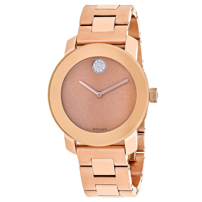 Movado Women's Bold Rose gold Dial Watch - 3600335