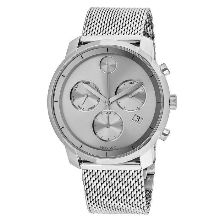 Movado Men's Bold Silver Dial Watch - 3600371