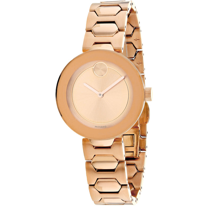 Movado Women's Bold  Rose gold Dial Watch - 3600387