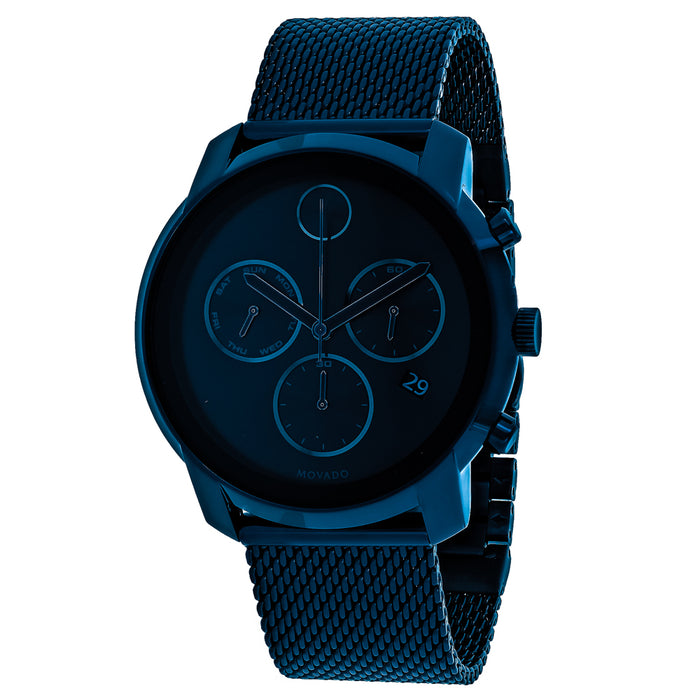 Movado Men's Bold Blue Dial Watch - 3600403