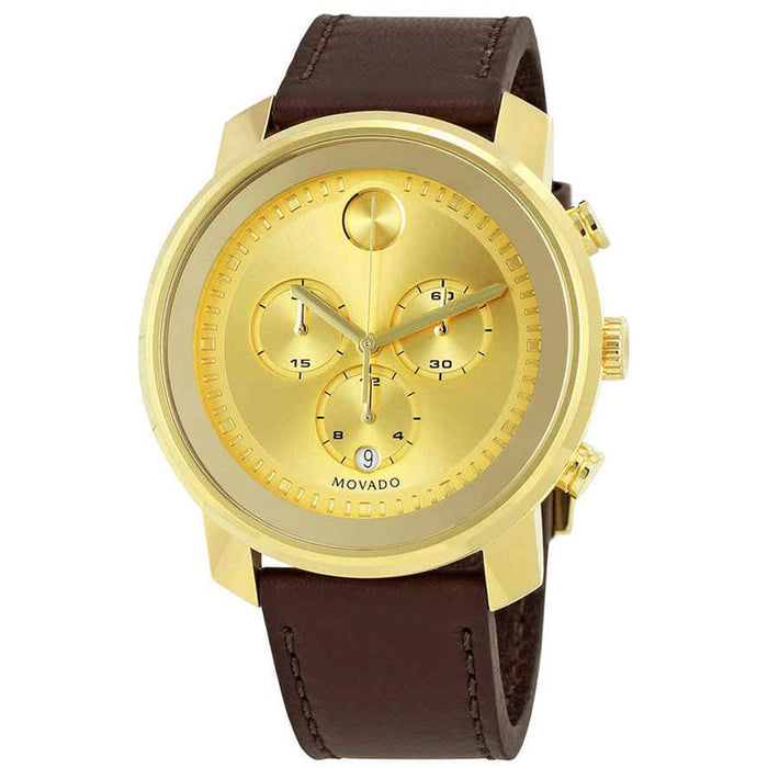 Movado Men's Bold Gold Dial Watch - 3600409