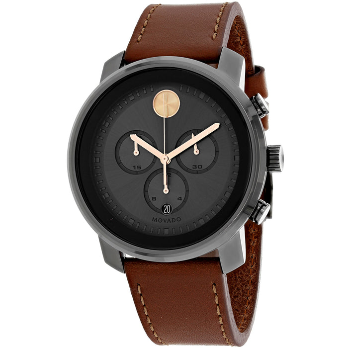 Movado Men's Bold Black Dial Watch - 3600421