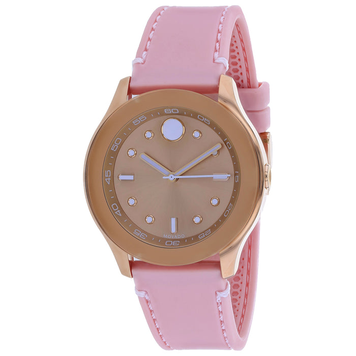 Movado Women's Bold Rose Gold Dial Watch - 3600426