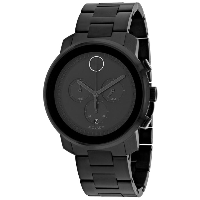 Movado Men's Bold Black Dial Watch - 3600472