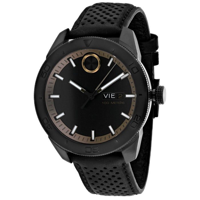 Movado Men's Bold Black Dial Watch - 3600478
