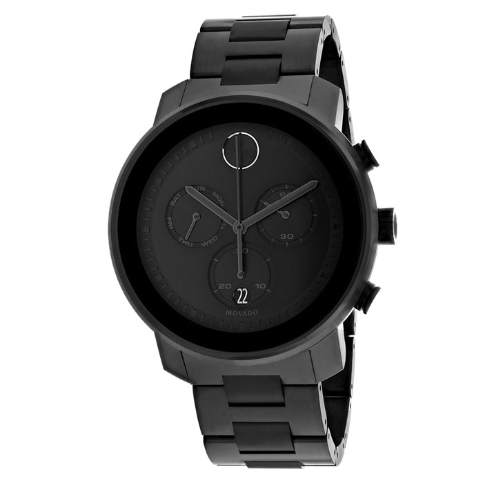 Movado Men's Bold Black Dial Watch - 3600484