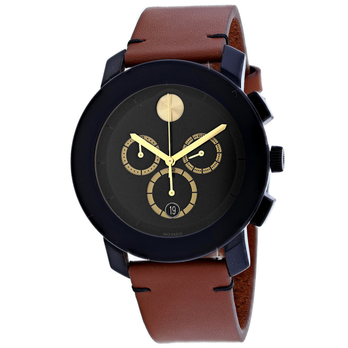 Movado Men's Bold Black Dial Watch - 3600540