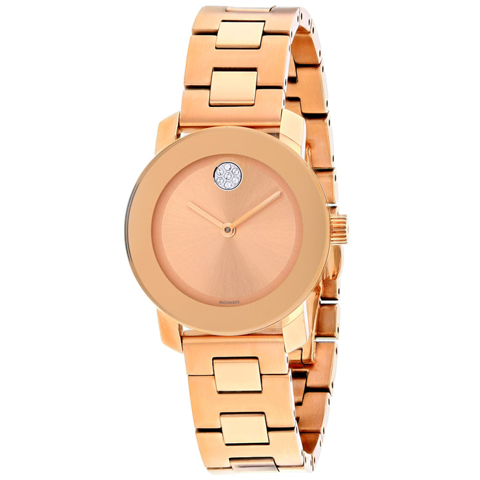 Movado Women's Bold Rose Gold Dial Watch - 3600550