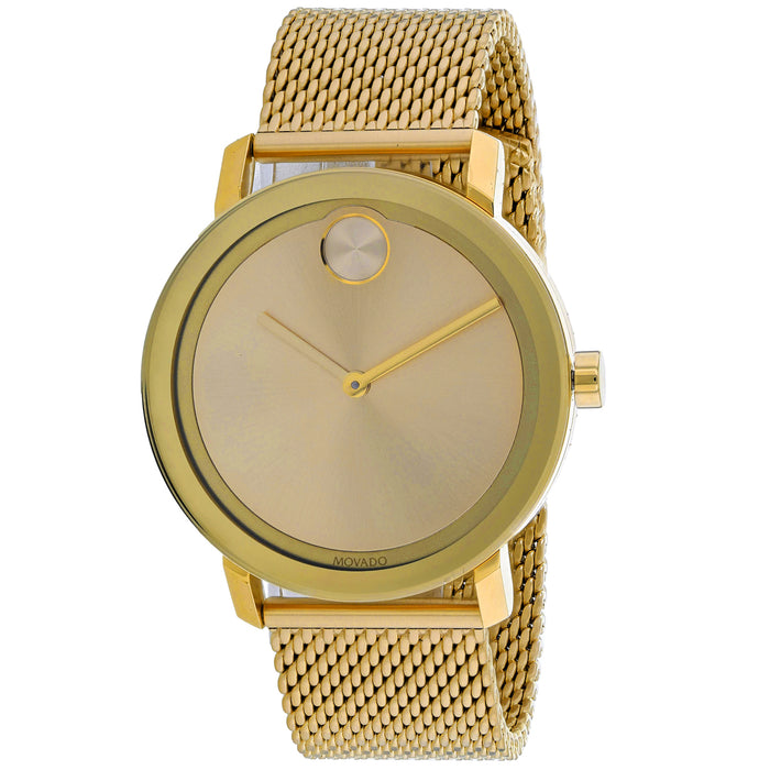 Movado Men's Bold Gold Dial Watch - 3600560