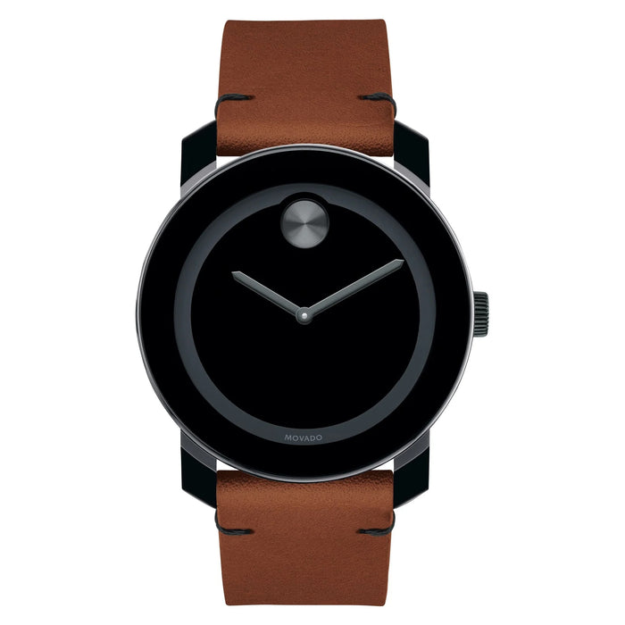 Movado Men's Bold Black Dial Watch - 3600600