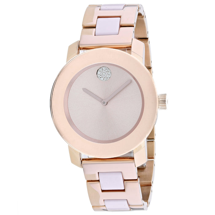 Movado Women's Bold Rose gold Dial Watch - 3600639