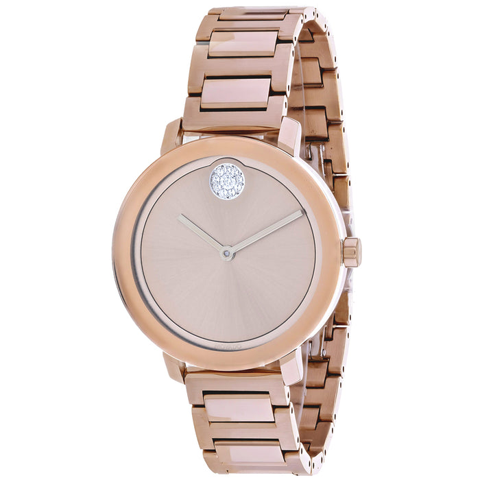 Movado Women's Bold Rose Gold Dial Watch - 3600650