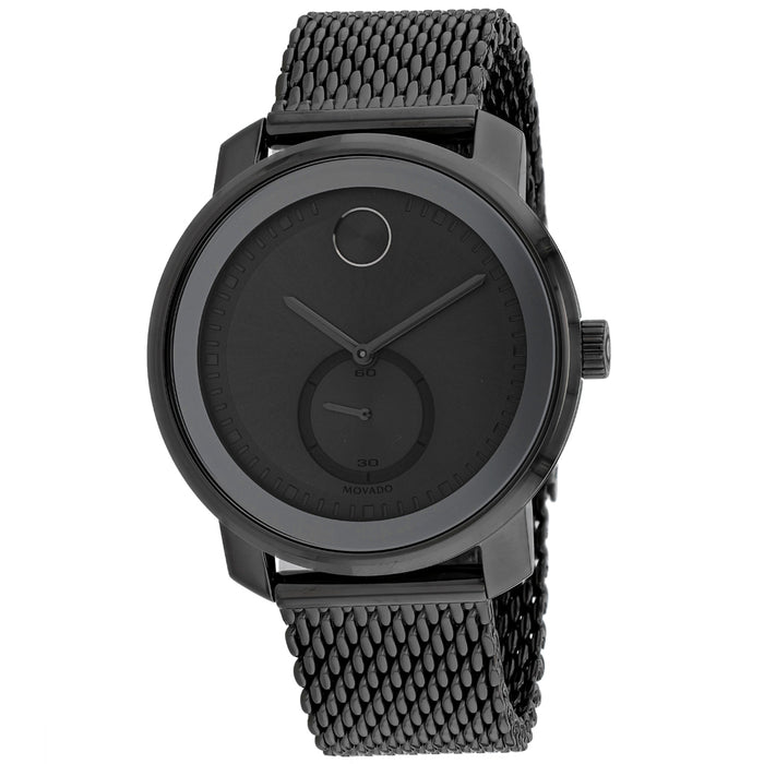 Movado Men's Gunmetal  Dial Watch - 3600679