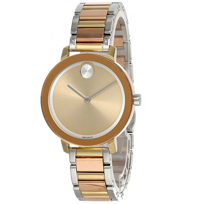 Movado Women's Bold Evolution Gold Dial Watch - 3600704