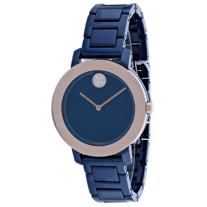 Movado Women's Bold Blue Dial Watch - 3600708