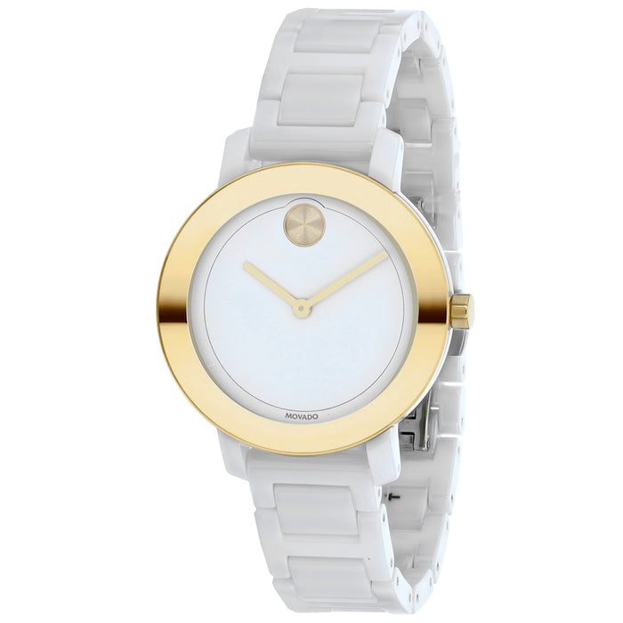 Movado Women's Bold White Dial Watch - 3600710