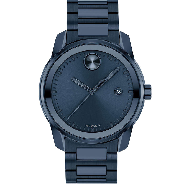 Movado Men's Bold Verso Blue Dial Watch - 3600737
