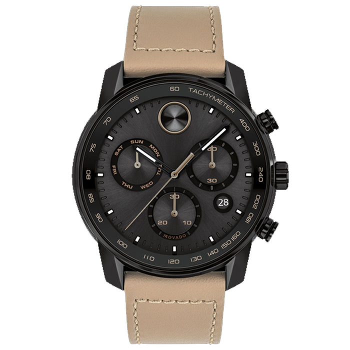 Movado Men's Bold Black Dial Watch - 3600738