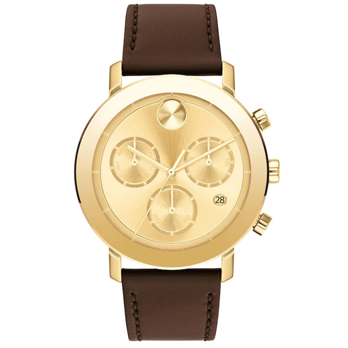 Movado Men's Bold Gold Dial Watch - 3600757