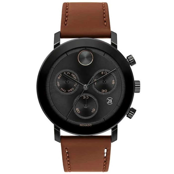 Movado Men's Bold Black Dial Watch - 3600758