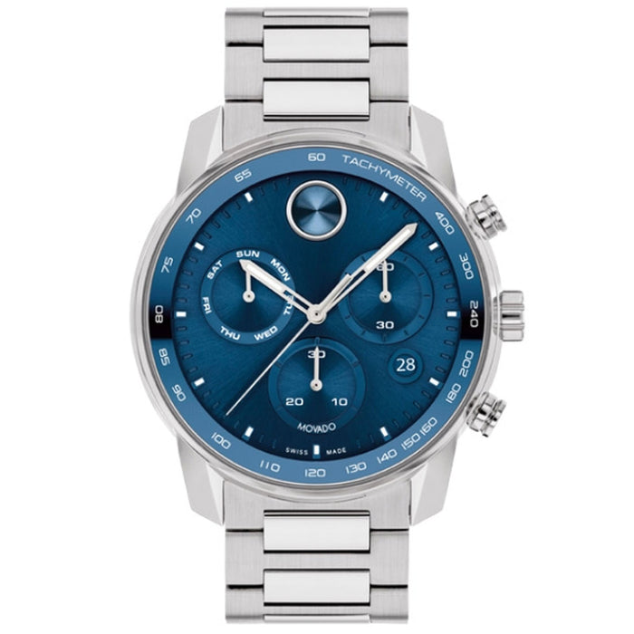 Movado Men's Bold Verso Blue Dial Watch - 3600865