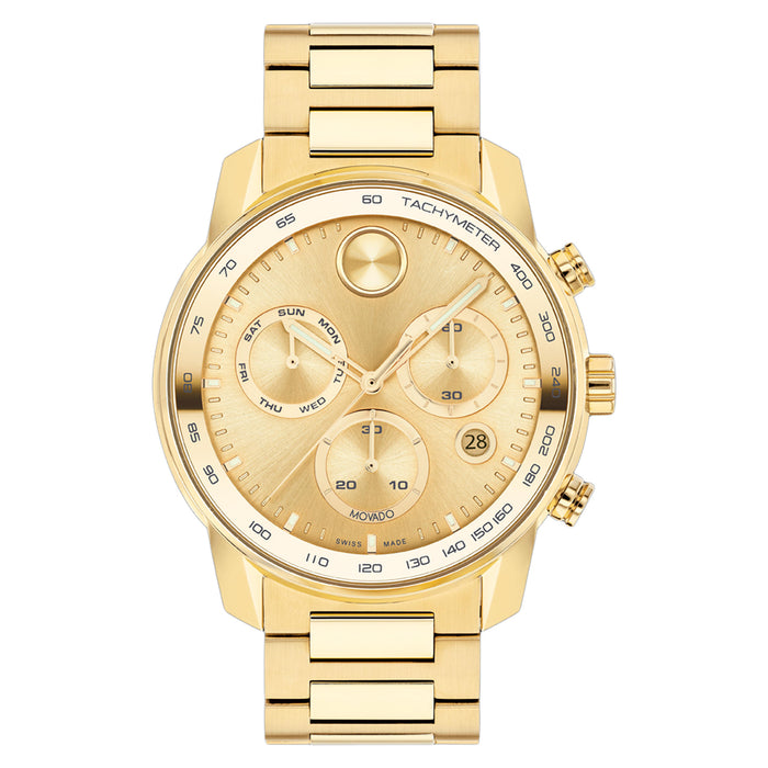 Movado Men's Bold Gold Dial Watch - 3600866