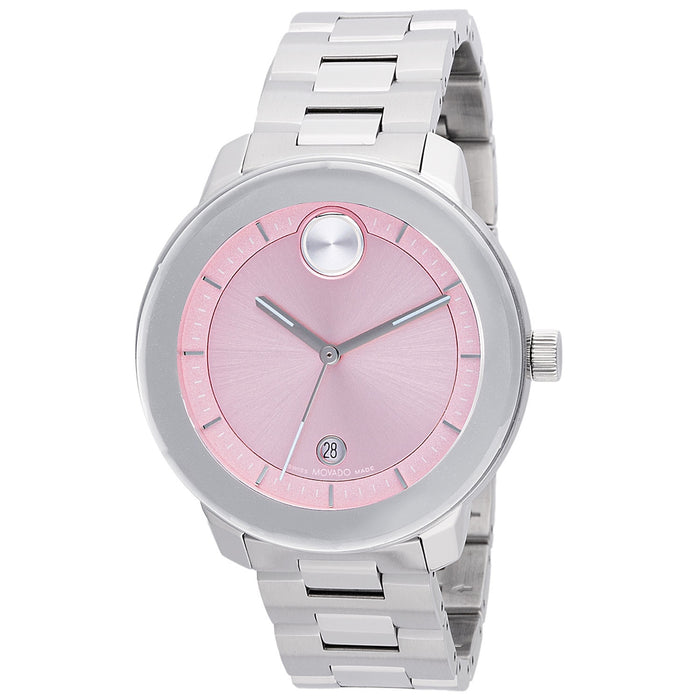 Movado Men's Bold Pink Dial Watch - 3600872