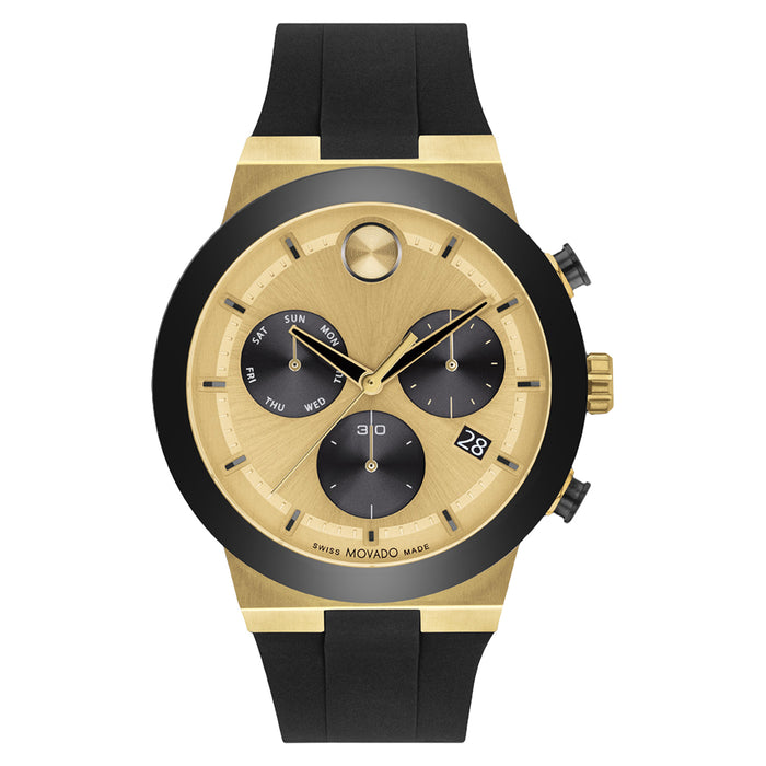 Movado Men's Bold Gold Dial Watch - 3600895