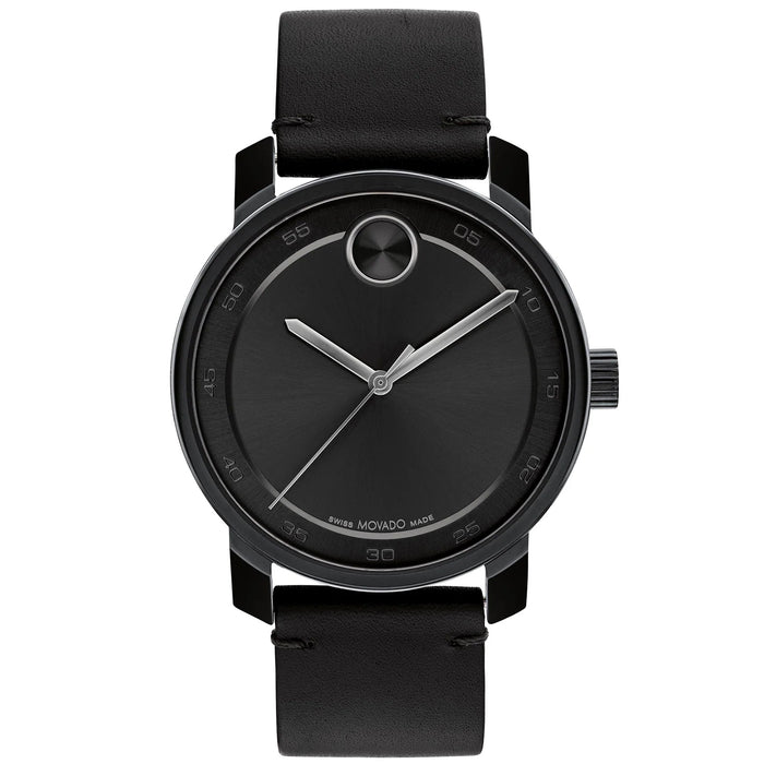 Movado Men's Bold Black Dial Watch - 3600918