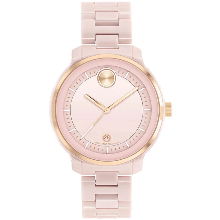 Movado Women's Bold Verso Pink Dial Watch - 3600935