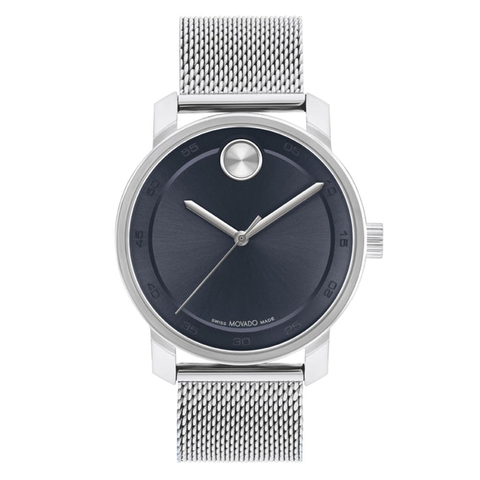 Movado Men's Bold Blue Dial Watch - 3600958