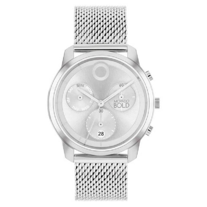 Movado Men's Element Silver Dial Watch - 3601024