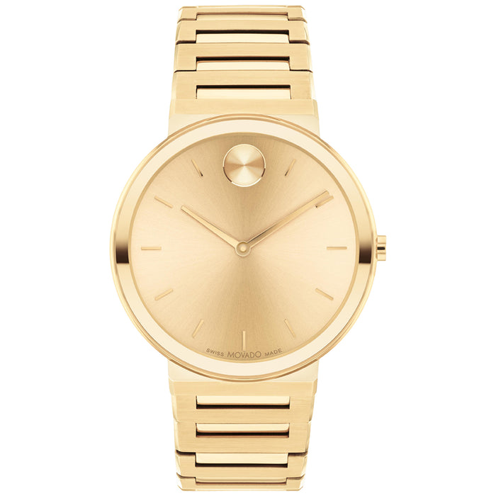 Movado Men's Bold Gold Dial Watch - 3601081