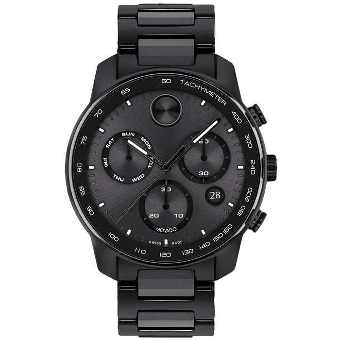 Movado Men's Bold Black Dial Watch - 3601103