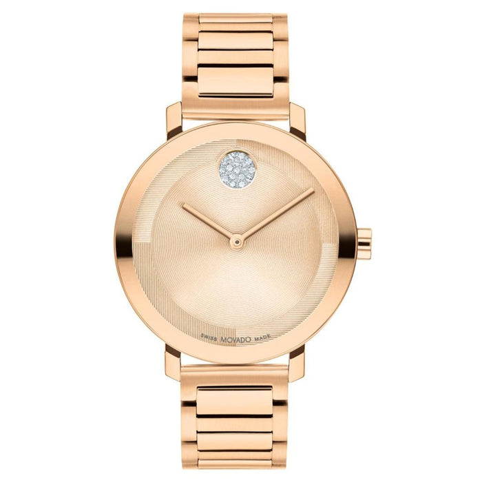 Movado Women's Bold Rose gold Dial Watch - 3601143