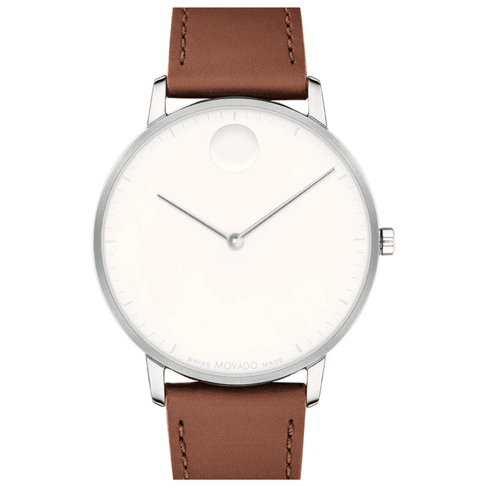 Movado Men's Face White Dial Watch - 3640106