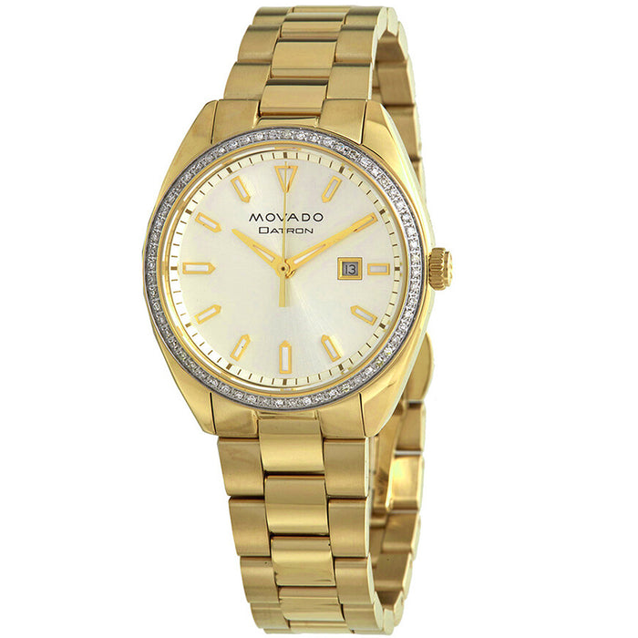 Movado Women's Heritage-Datron Silver Dial Watch - 3650070
