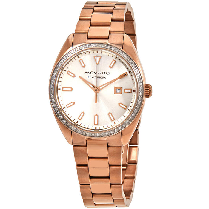 Movado Women's Heritage-Datron Silver Dial Watch - 3650071