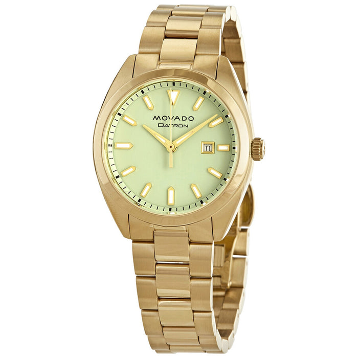 Movado Women's Heritage Datron Green Dial Watch - 3650078