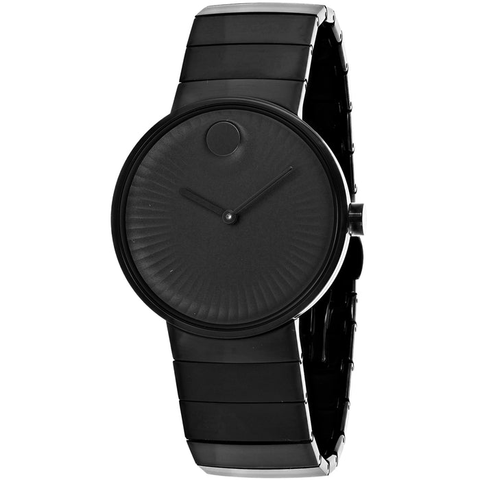 Movado Men's Black Dial Watch - 3680007