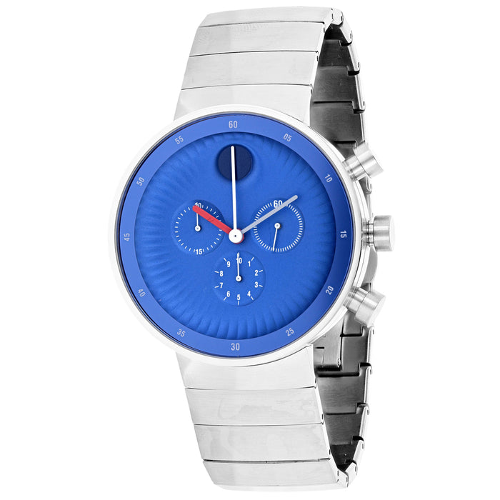 Movado Men's Edge Blue Dial Watch - 3680010