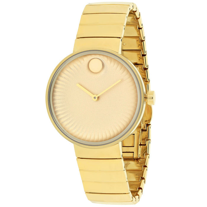 Movado Women's Edge Gold Dial Watch - 3680014