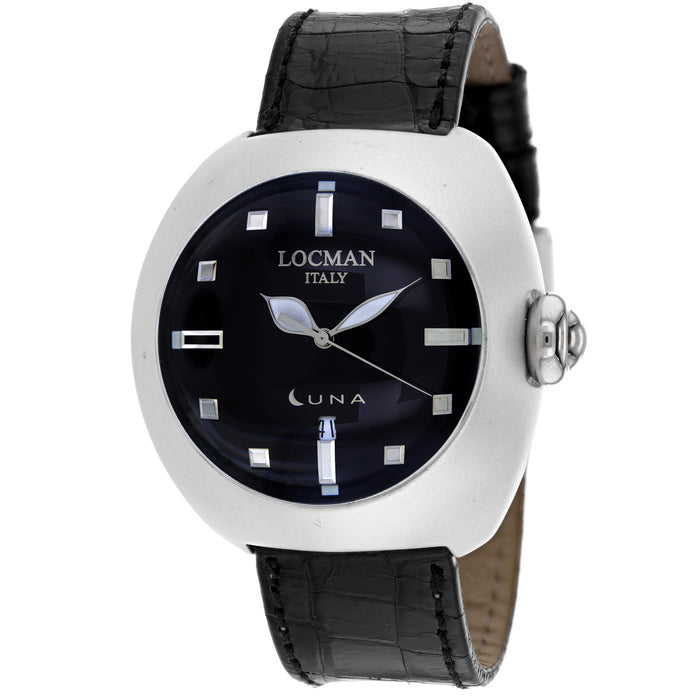 Locman Women's Classic Black Dial Watch - 4100BK