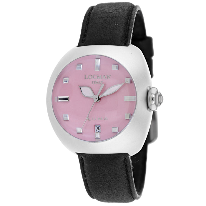Locman Women's Classic Pink Dial Watch - 4100PK